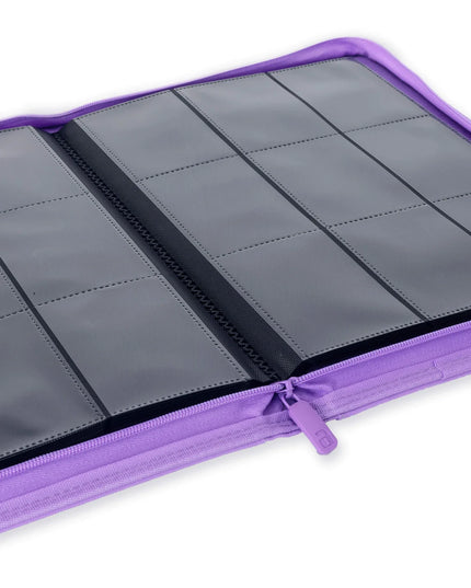 Vault X  - Exo-Tech Zip Binder 9 Pocket - JUST PURPLE