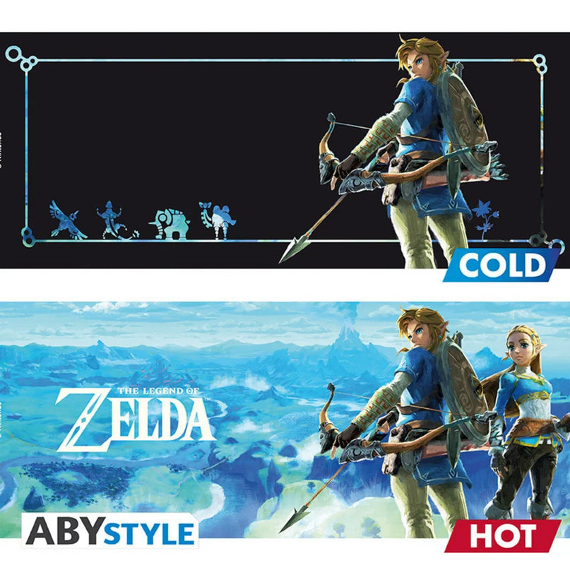 The Legend of Zelda Breath the Wild 460ml Heat Change Mug (ABYSTYLE)