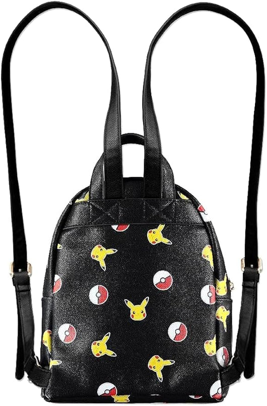 Pokémon - Pikachu Mini PU Backpack (Pikachu & POKEBALL Pattern) (DIFUZED)