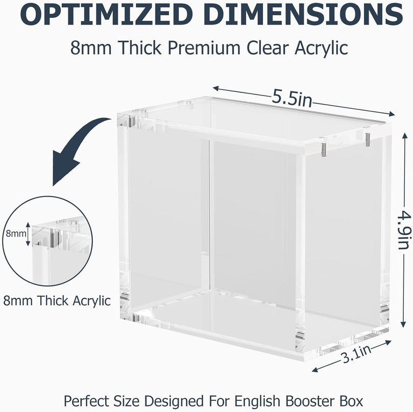 Pokemon TCG - Booster Box Magnetic Acrylic Case