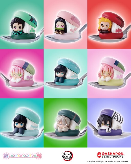 Demon Slayer - Chara Macaron Blind Pack Mini Figure (BANDAI)
