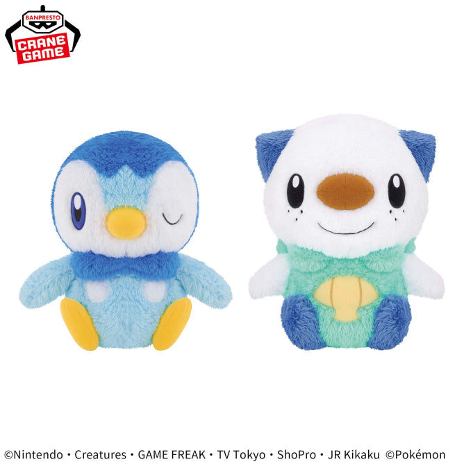 Pokémon - Oshawott Fluffy Plush 22cm (BANPRESTO)
