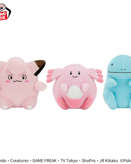 Pokemon - Clefairy, Chansey & Quagsire Plush 12cm (BANPRESTO) PREORDER APR