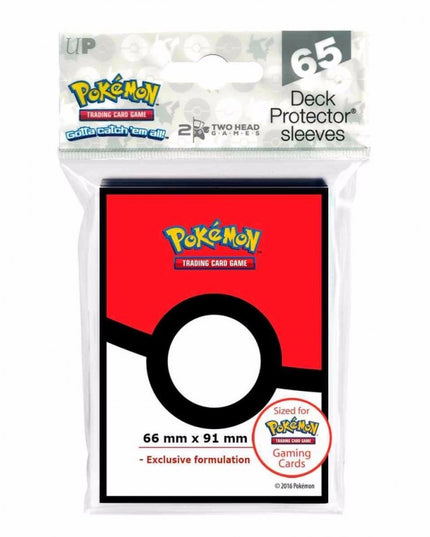 Pokemon TCG - Pokeball Deck Protector Sleeves (65 sleeves) (ULTRAPRO)