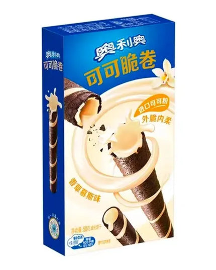 Oreo Cocoa Crispy Roll - Vanilla Mousse Flavour