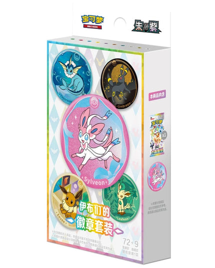 Pokemon TCG: Terastal Grand Crystal Gathering - Badge set