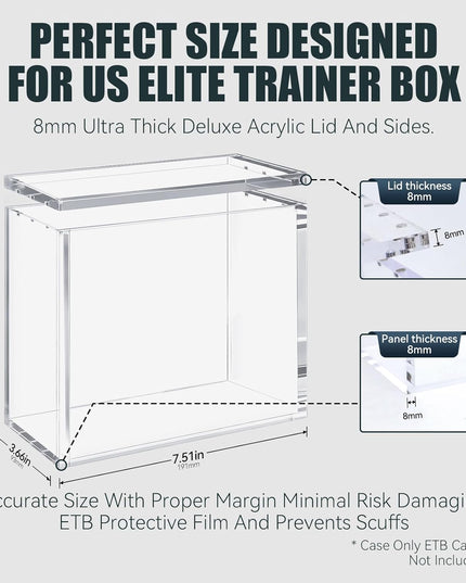 Pokemon TCG - Elite Trainer Box Magnetic Acrylic Case