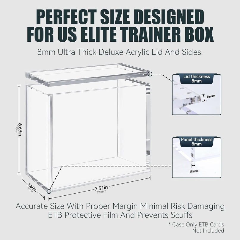 Pokemon TCG - Elite Trainer Box Magnetic Acrylic Case