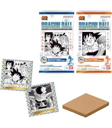 Dragon Ball - 40th Anniversary Original Illustration Sticker & Chocolate Wafer (BANDAI)