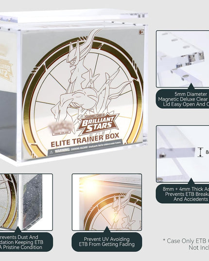 Pokemon TCG - Elite Trainer Box Magnetic Acrylic Case