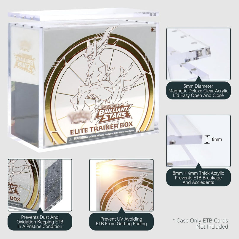 Pokemon TCG - Elite Trainer Box Magnetic Acrylic Case