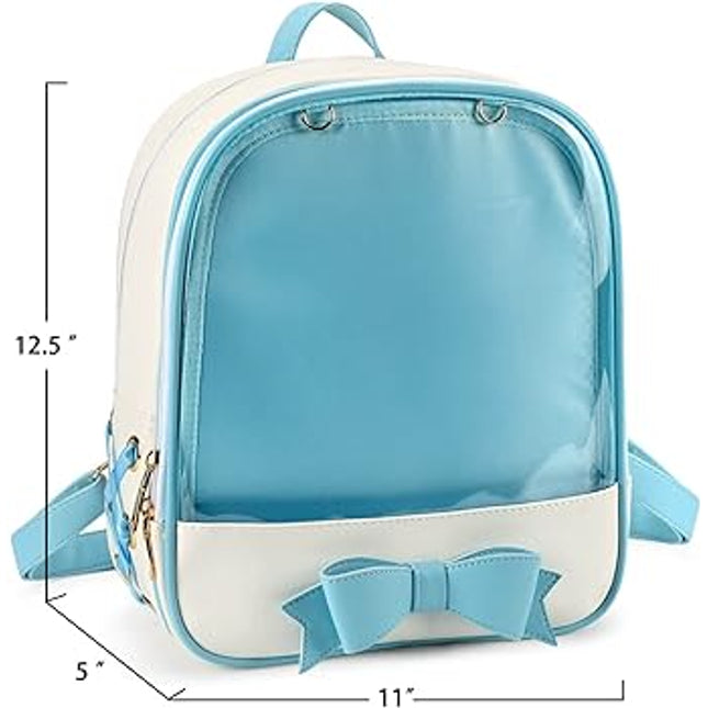 Ita Bag - Sailor Moon Inspired BLUE ITA Backpack Bag with Bow (Medium Duty)