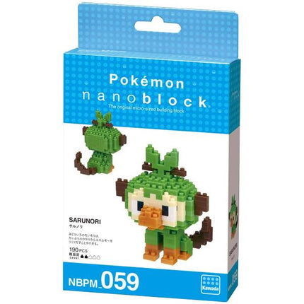 Pokemon x Nanoblock  -  Grookey (KAWADA NBPM059)
