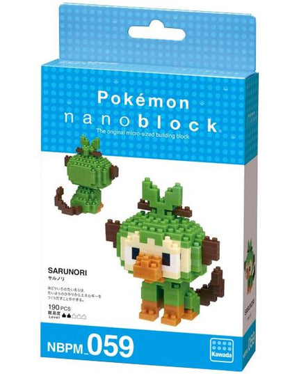 Pokemon x Nanoblock  -  Grookey (KAWADA NBPM059)