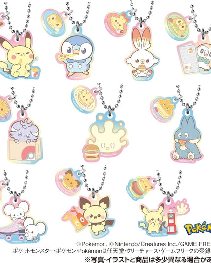 Pokemon - Pokepeace Charm Candy 2 - Keychain and Herbal Star Candy (TAKARA TOMY ARTS)