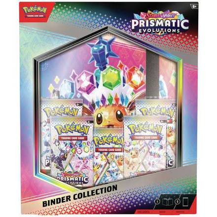 IN STORE ONLY - RELEASE 17th JAN 25: Pokémon TCG - Scarlet & Violet Prismatic Evolutions Binder Collection