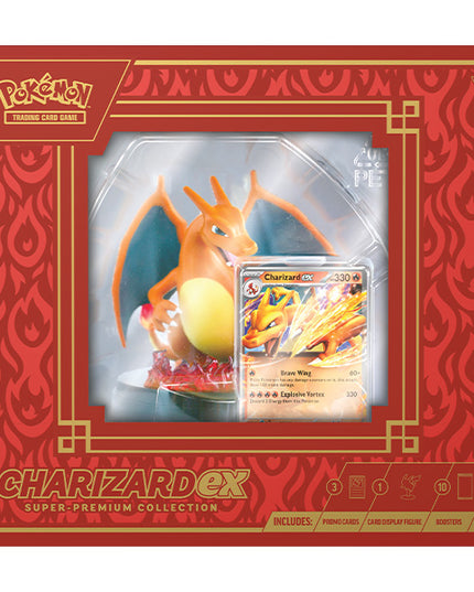 RELEASE 4th OCTOBER 2024: Pokémon TCG: Charizard ex Super-Premium Collection