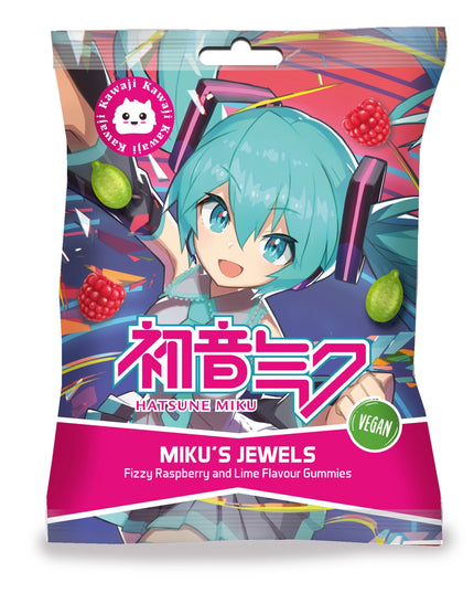 Hatsune Miku - Jewels Lime and Raspberry Gummies (KAWAJI)