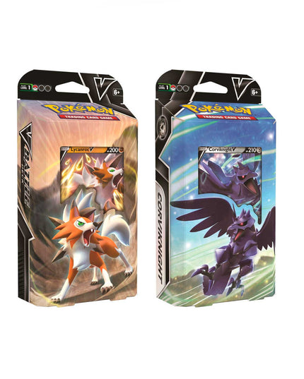 RELEASE 18th MARCH 2022: Pokémon TCG: Lycanroc V / Corviknight V Battle Deck