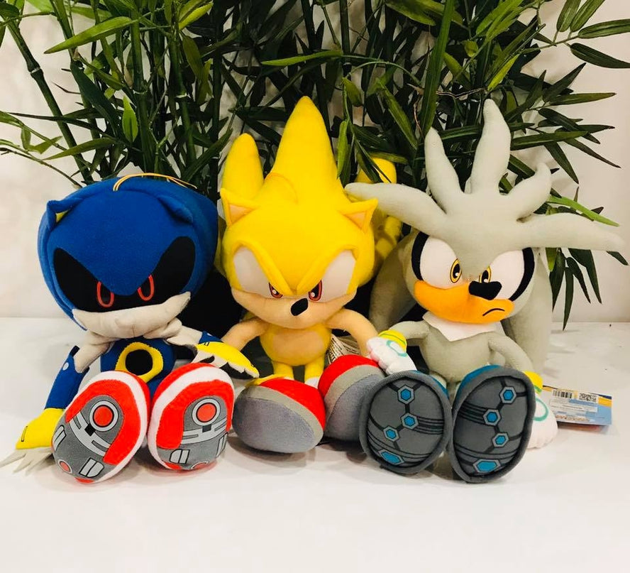 Sonic the Hedgehog Silver Sonic 10" Plush (GE8960) - TokyoToys.com