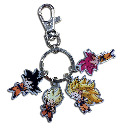 Dragon Ball Super - Goku Power-ups Metal Keyring (GE85456)