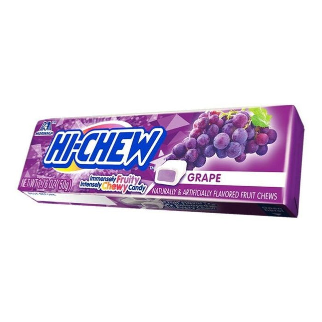 Hi-Chew Chewy Fruit Candy - Grape Flavour 50g (MORINAGA)