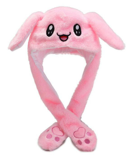 Pink Bunny Hat with Flappy Ears (Copy)