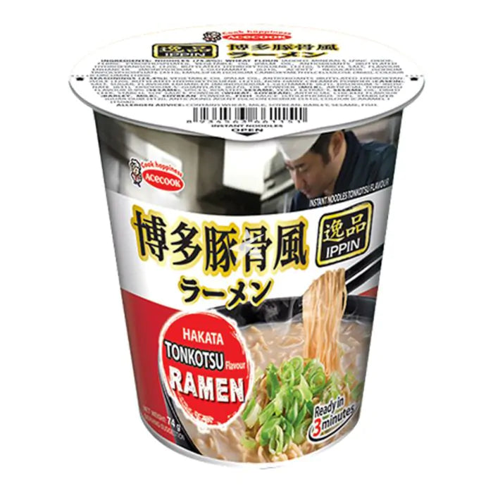 Hakata Tonkotsu Flavour - Instant Ramen Cup (73g) (ACECOOK IPPIN)