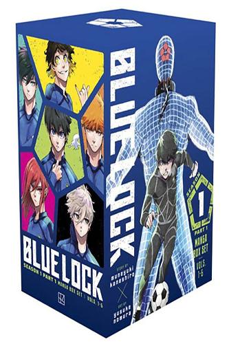 Blue Lock - Season 1 Part 1 Manga Box Set (Volumes 1-6)