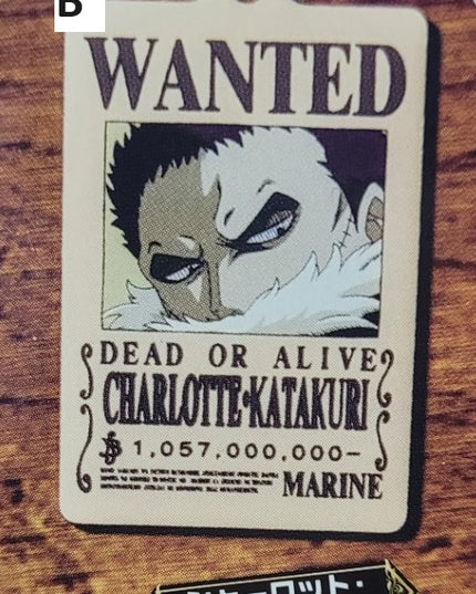One Piece - Wanted Plate Vol. 5 Keychain Capsule (BANDAI)