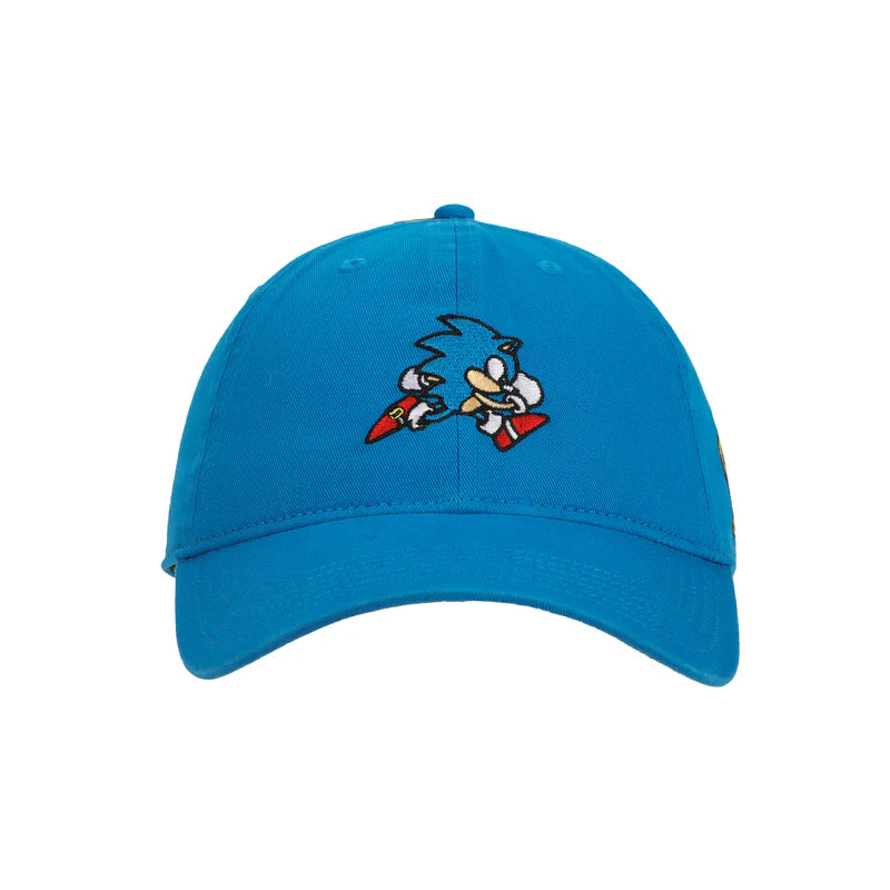 Sonic - Sonic Heavy Cotton Adjustable Slide Cap Blue (BIOWORLD)
