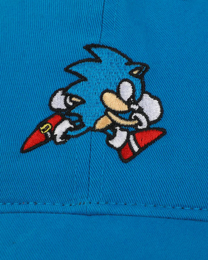 Sonic - Sonic Heavy Cotton Adjustable Slide Cap Blue (BIOWORLD)