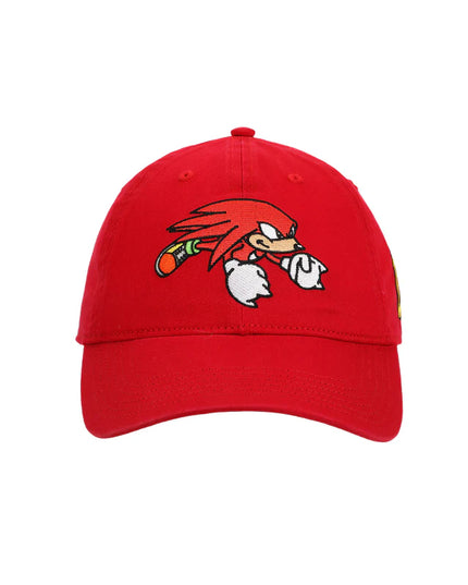 Sonic - Knuckles Heavy Cotton Adjustable Slide Cap Red (BIOWORLD)