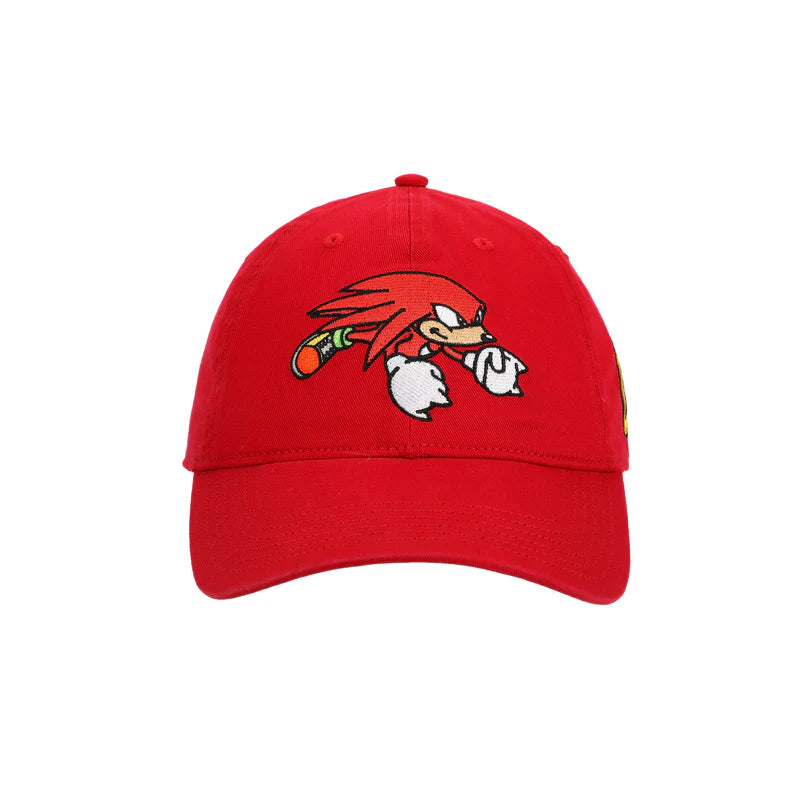 Sonic - Knuckles Heavy Cotton Adjustable Slide Cap Red (BIOWORLD)