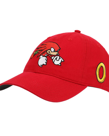 Sonic - Knuckles Heavy Cotton Adjustable Slide Cap Red (BIOWORLD)