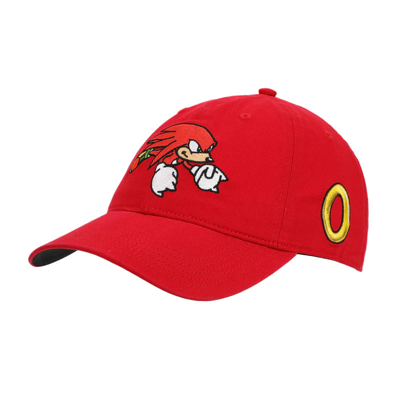 Sonic - Knuckles Heavy Cotton Adjustable Slide Cap Red (BIOWORLD)