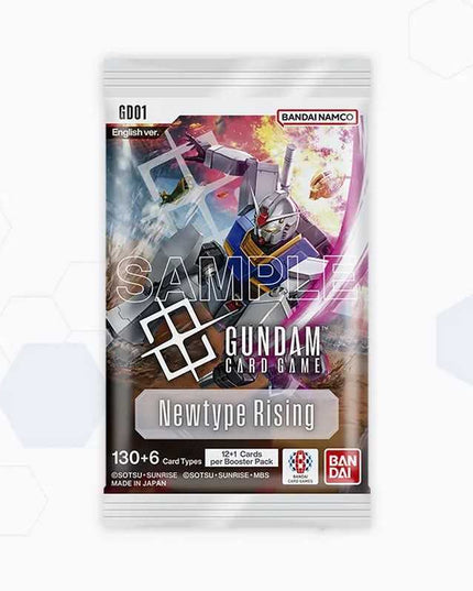 RELEASE 25th JULY 2025: Gundam TCG - Newtype Rising (GD01) Booster Pack Single (BANDAI)