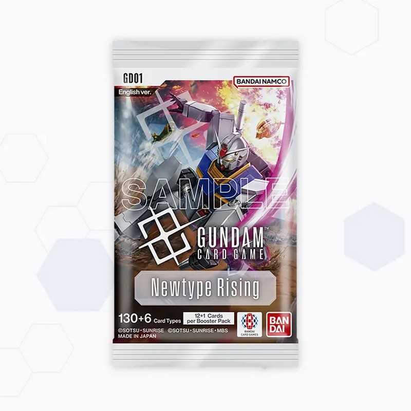 RELEASE 25th JULY 2025: Gundam TCG - Newtype Rising (GD01) Booster Pack Single (BANDAI)