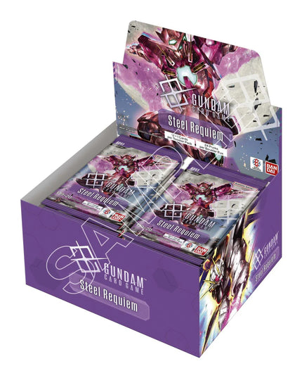 RELEASE 30th JAN 2026: Gundam TCG - Steel Requiem Booster Box GD03 (24 Packs)