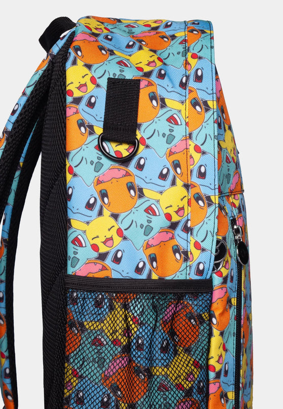 Pokemon - Kanto Starters All Over Print Backpack Bag (DIFUZED)