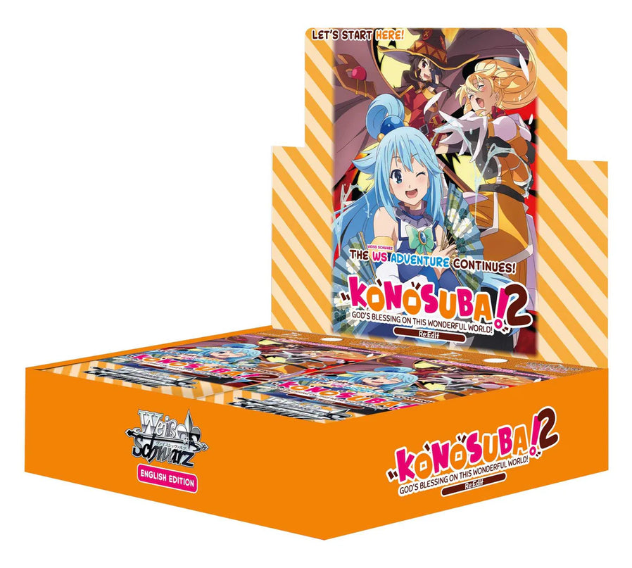 RELEASE 21st NOV 2025: Weiß Schwarz TCG - KONOSUBA -God’s blessing on this wonderful world! Re:Edit Booster Pack SINGLE