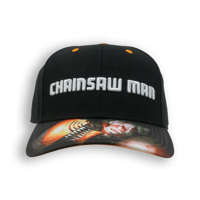 Chainsawman - Logo Embroidered Cap with Printed Peak (BIOWORLD)
