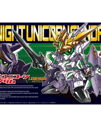 SD BB 385 Gundam Knight Unicorn Gundam Model Kit (BANDAI)