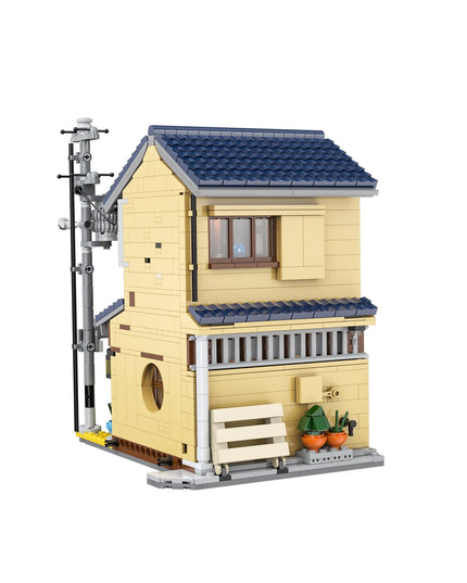 Japanese Kissaten Tea Shop - Block Build Kit 1200 pcs (CADA)