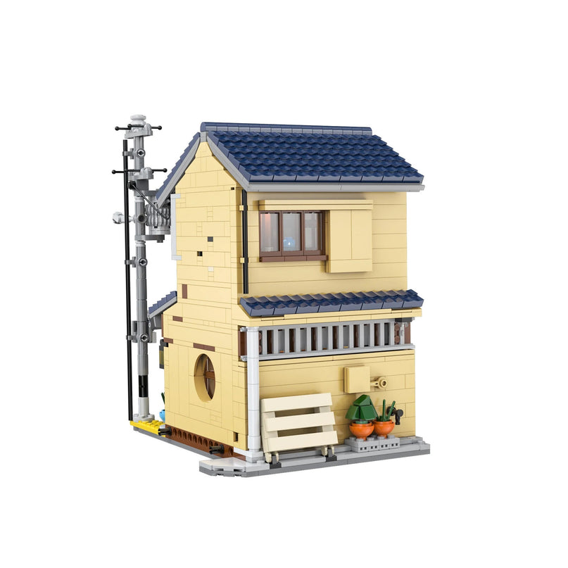 Japanese Kissaten Tea Shop - Block Build Kit 1200 pcs (CADA)