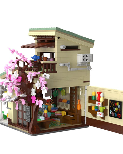 Kitty's Japanese Grocery Store - Block Build Kit 921 pcs (CADA)