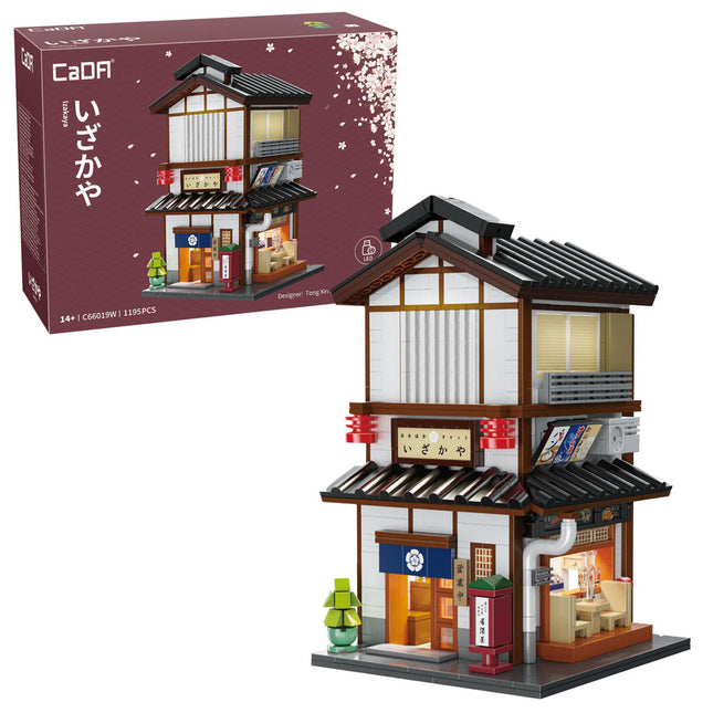 Japanese Corner Yakitori Izakaya Restaurant Bar - Block Build Kit 1195 pcs (CADA)