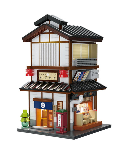 Japanese Corner Yakitori Izakaya Restaurant Bar - Block Build Kit 1195 pcs (CADA)