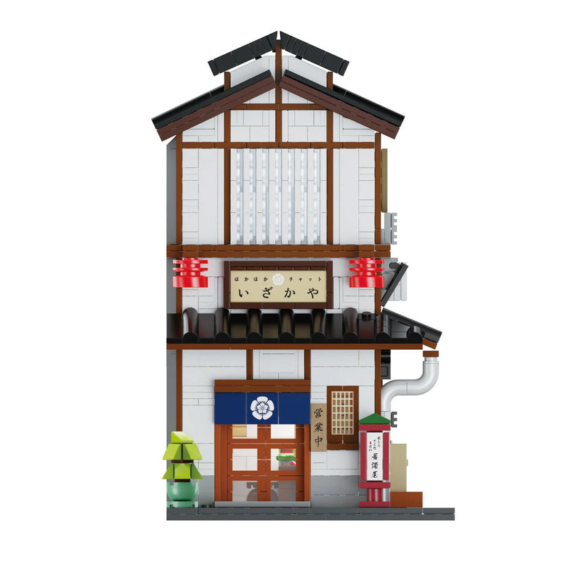 Japanese Corner Yakitori Izakaya Restaurant Bar - Block Build Kit 1195 pcs (CADA)