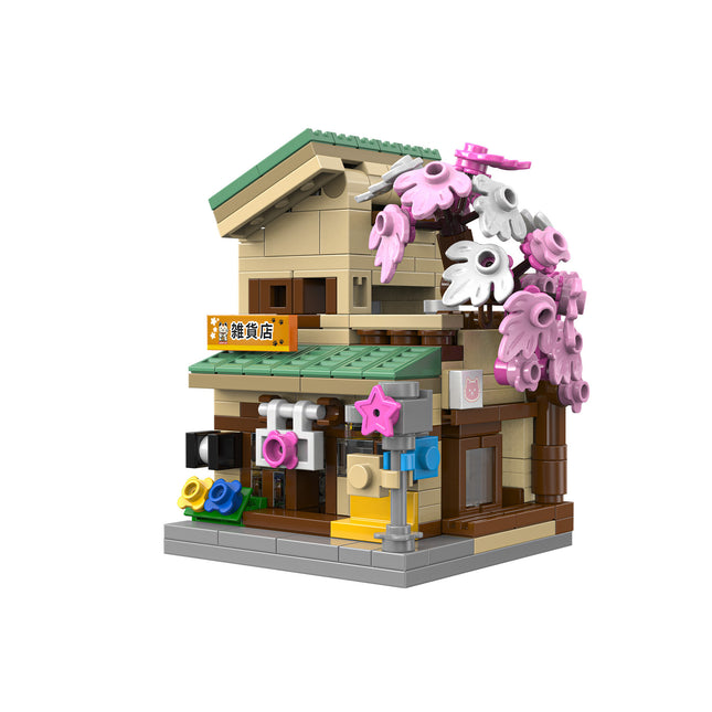 Mini Kitty's Japanese Grocery Store - Block Building Set 330 pcs (CADA)